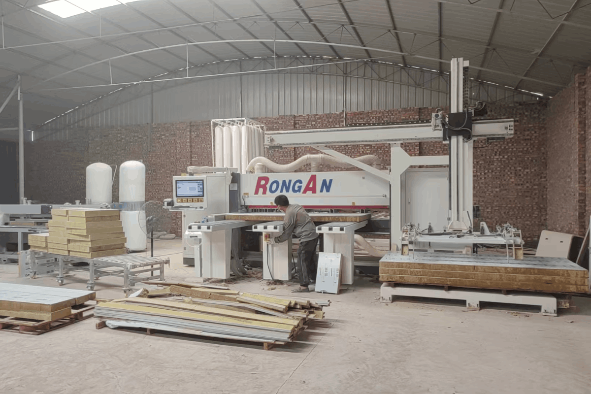 Insulation Panel Computer CNC Cutting Saw - High-Precision Insulation Panel Cutting Equipment - Shanghai RongAn Woodworking Equipment Co., Ltd.