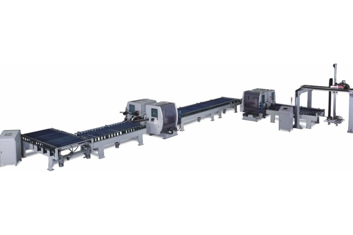 Double-end saw milling machine (double-end saw / double-end milling) | High-efficiency automated panel processing equipment