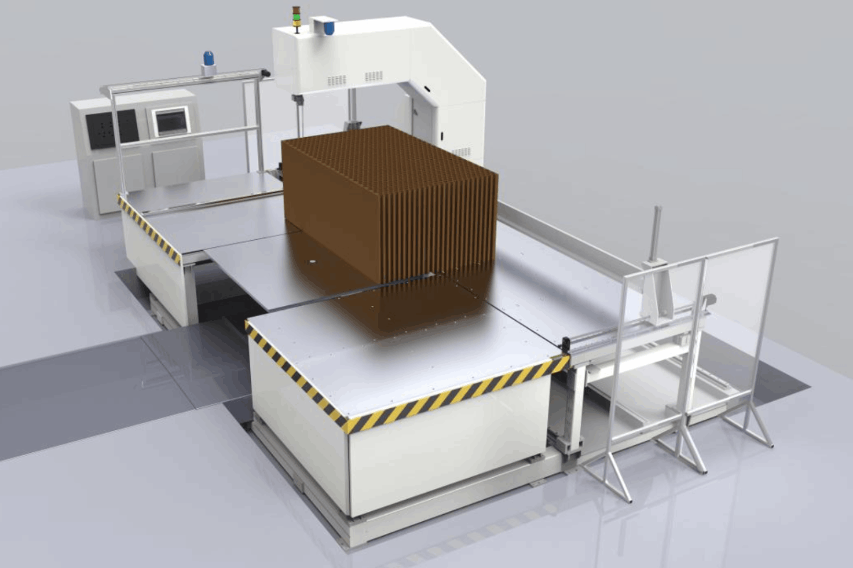 Vertical Honeycomb Band Saw - Precision Honeycomb Core Peripheral Cutting Equipment