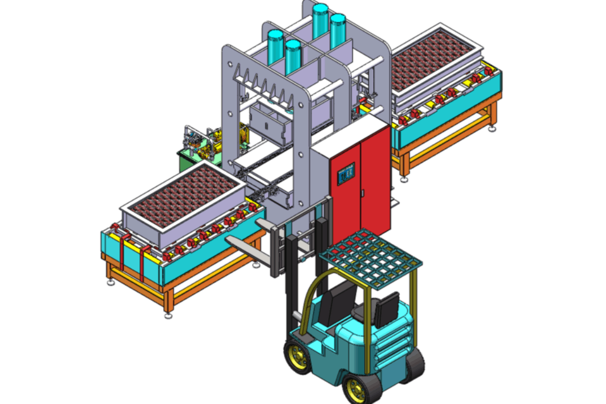 Control System of Cellulose Acetate Prepress Machine | 250 Ton Dual Station PLC Press)