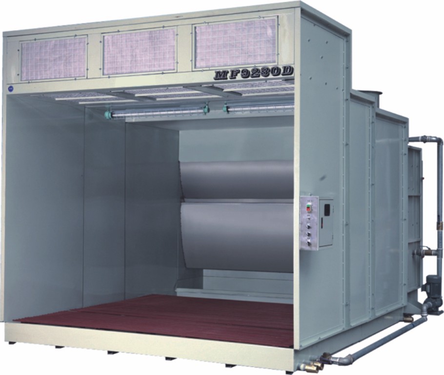 High-Efficiency Water Curtain Spray Booth - Furniture Panel Painting & Dust & Exhaust Control Solution | Water Wash Booth / Spray Booth