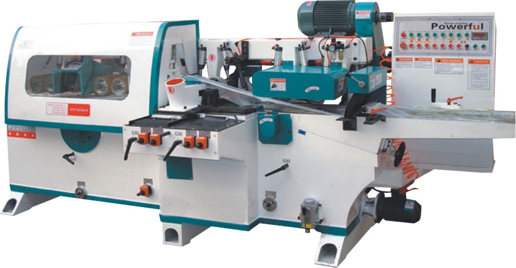 MJS1300-XD Four-Side Planer & Horizontal Multi-Blade Saw Integrated Machine | Panel Planing, Cutting & Grooving | Shanghai RongAn